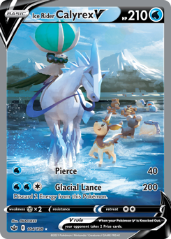 Ice Rider Calyrex V — Chilling Reign