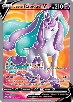 Galarian Rapidash V — Chilling Reign