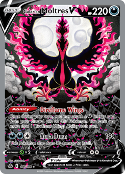Galarian Moltres V — Chilling Reign