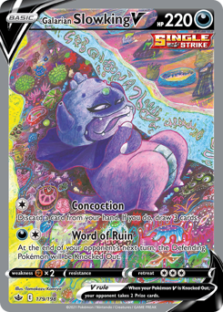 Galarian Slowking V — Chilling Reign