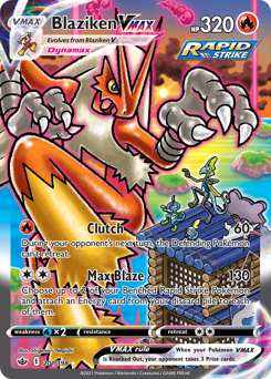 Blaziken VMAX — Chilling Reign