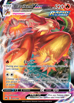 Blaziken VMAX — Chilling Reign