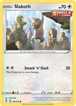 Slakoth — Evolving Skies