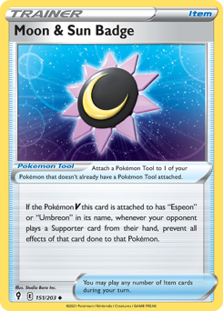 Moon & Sun Badge — Evolving Skies