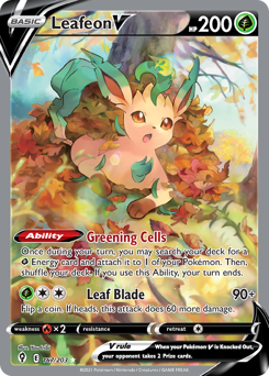 Leafeon V — Evolving Skies