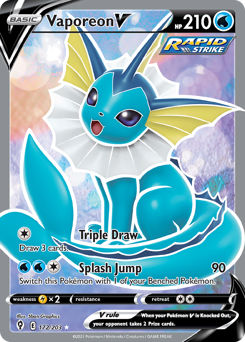 Vaporeon V — Evolving Skies