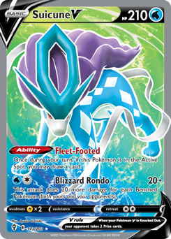 Suicune V — Evolving Skies