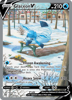 Glaceon V — Evolving Skies