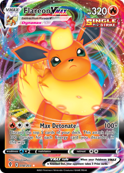 Flareon VMAX — Evolving Skies
