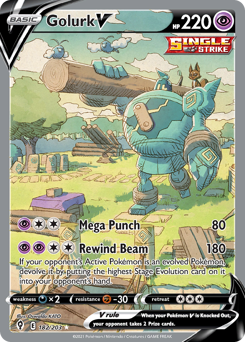 Golurk V — Evolving Skies