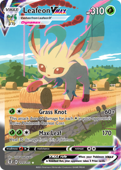 Leafeon VMAX — Evolving Skies