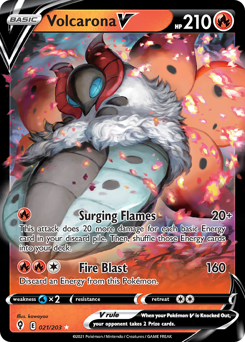 Volcarona V — Evolving Skies