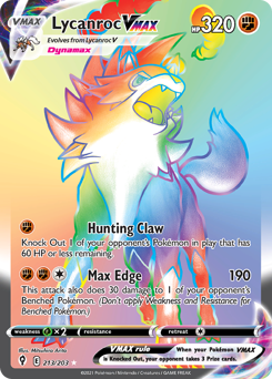 Lycanroc VMAX — Evolving Skies