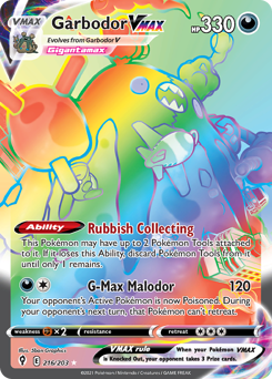 Garbodor VMAX — Evolving Skies