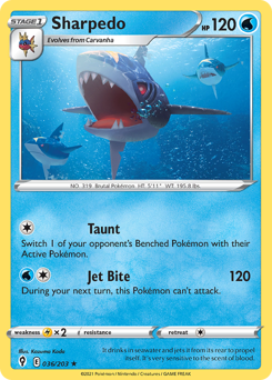 Sharpedo — Evolving Skies
