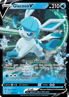 Glaceon V — Evolving Skies