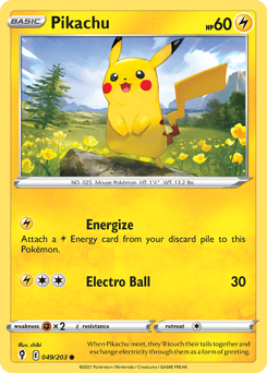 Pikachu — Evolving Skies