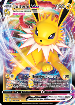 Jolteon VMAX — Evolving Skies