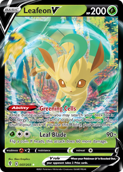 Leafeon V — Evolving Skies