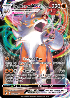 Lycanroc VMAX — Evolving Skies
