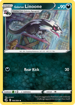 Galarian Linoone — Fusion Strike