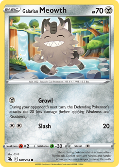 Galarian Meowth — Fusion Strike