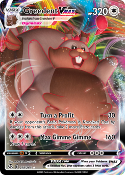 Greedent VMAX — Fusion Strike