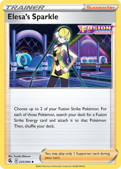 Elesa's Sparkle — Fusion Strike