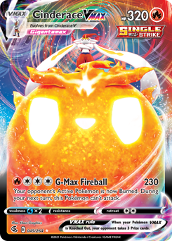 Cinderace VMAX — Fusion Strike