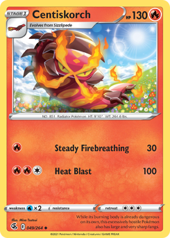 Centiskorch — Fusion Strike