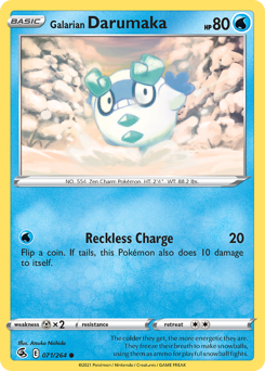 Galarian Darumaka — Fusion Strike