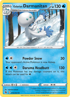 Galarian Darmanitan — Fusion Strike