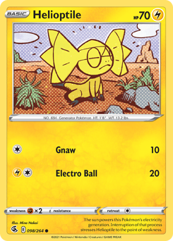 Helioptile — Fusion Strike