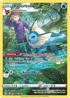 Vaporeon — Brilliant Stars Trainer Gallery