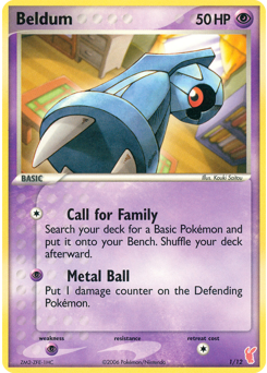 Beldum — EX Trainer Kit 2 Plusle