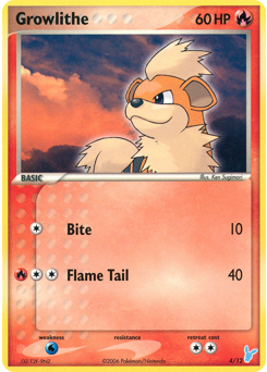 Growlithe — EX Trainer Kit 2 Minun