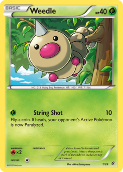 Weedle — Kalos Starter Set