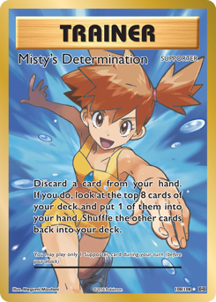 Misty's Determination — Evolutions