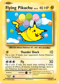Flying Pikachu — Evolutions