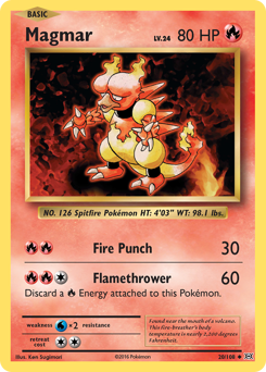 Magmar — Evolutions