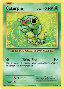 Caterpie — Evolutions