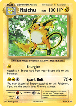 Raichu — Evolutions