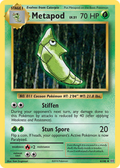 Metapod — Evolutions