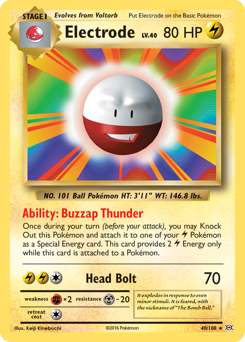 Electrode — Evolutions