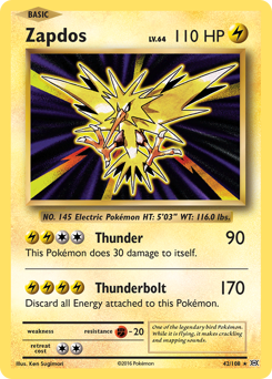 Zapdos — Evolutions