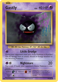 Gastly — Evolutions