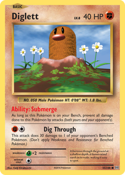 Diglett — Evolutions