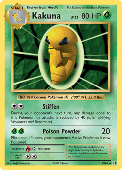 Kakuna — Evolutions