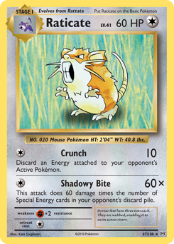 Raticate — Evolutions