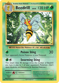 Beedrill — Evolutions